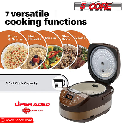 Electric Steamer, Digital Rice Pot Multi Cooker
