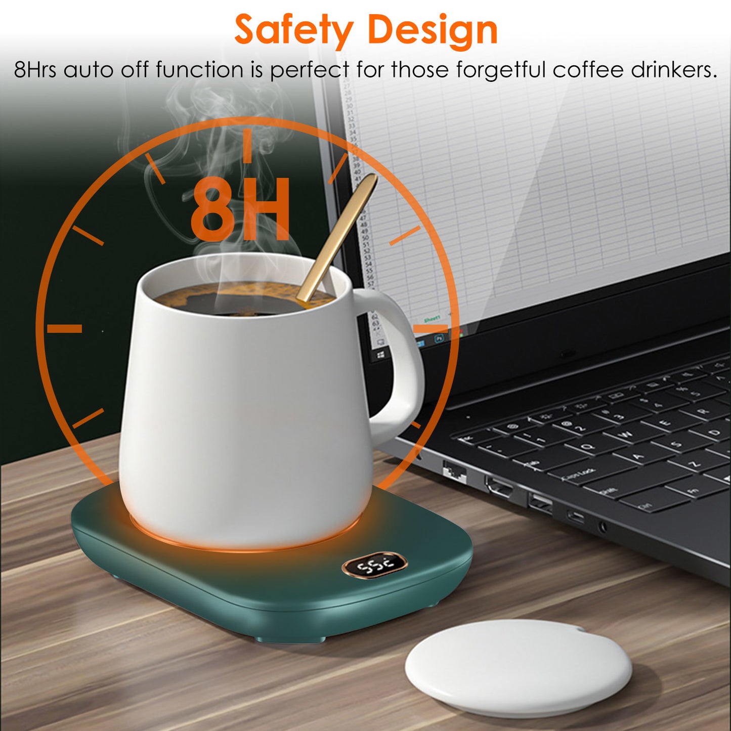 Electric Coffee Mug Warmer for Desk