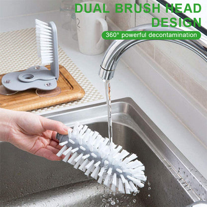 2 In 1 Cup. Glass Cleaner Brush