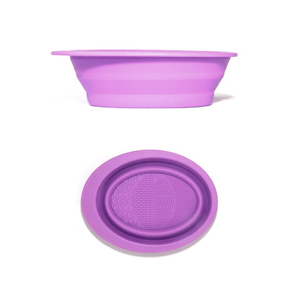 Makeup Brush Cleaning Cup - Folding Bowl