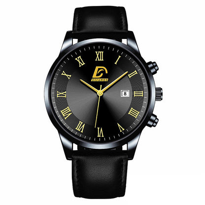 Men's Gold Stainless Steel Watch