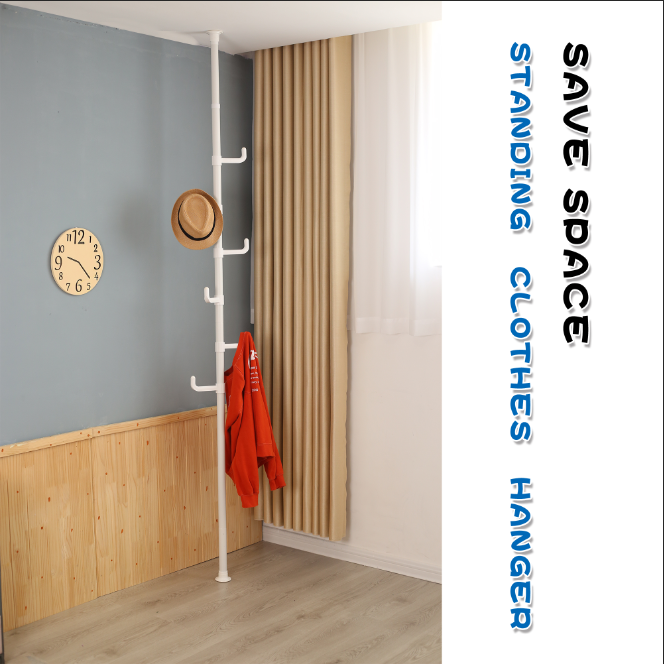 Adjustable Laundry Pole - Drying Rack - Coat Hanger