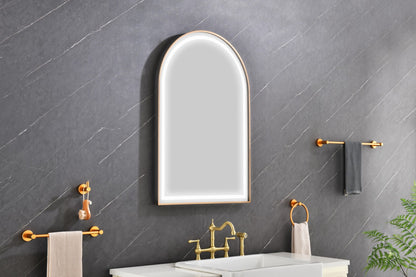 39in. W x 26in. H Oversized Rectangular Framed LED Mirror Anti-Fog Dimmable Wall Mount Bathroom Vanity Mirror Wall Mirror Kit For Gym And Dance Studio