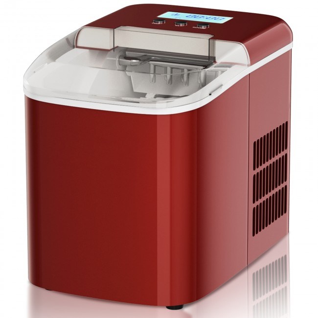 Countertop LCD Display Ice Maker with Ice Scoop