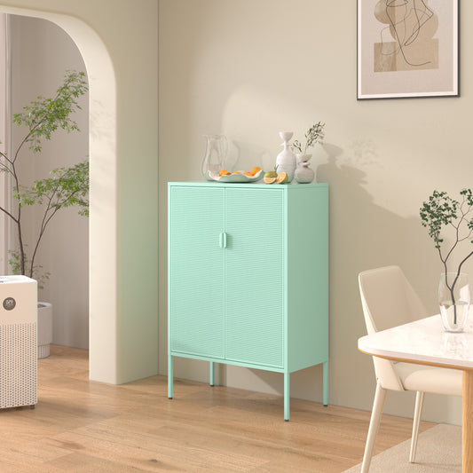 Metal Storage Locker Cabinet - Adjustable Shelves - Ventilated