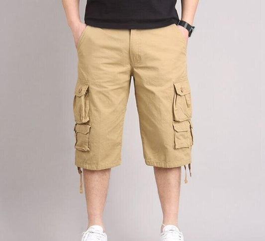 Men's Lightweight Multi Pocket Casual Cargo Shorts