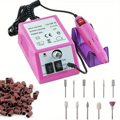 Portable Electric Nail Polisher: Manicure & Pedicure Set for Gel Polish