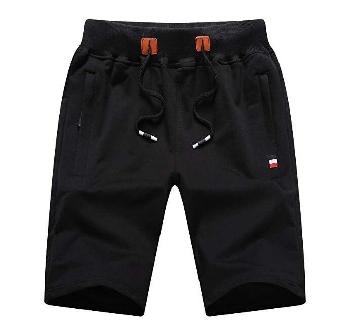 Men's Shorts Casual Elastic Waist Fleece Shorts