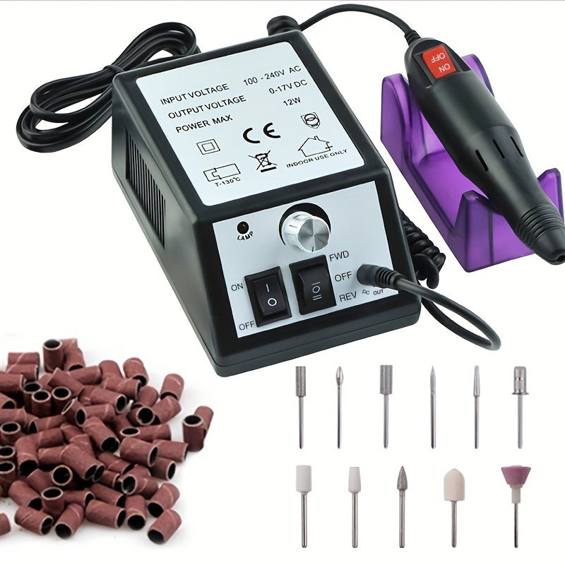 Portable Electric Nail Polisher: Manicure & Pedicure Set for Gel Polish
