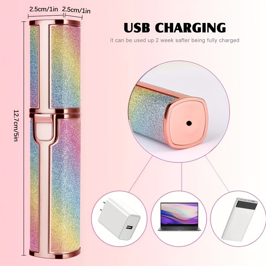 Eyebrow Razor - Painless and Precision Facial Hair Removal with Built-in LED Light
