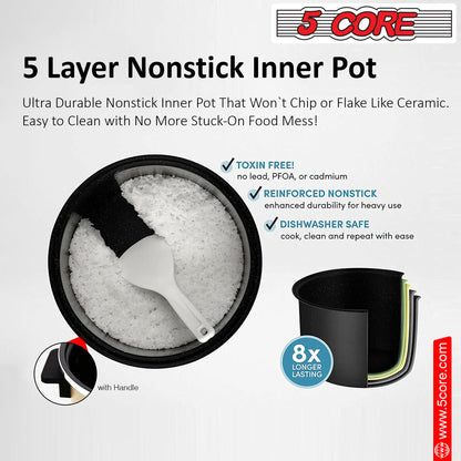 Electric Steamer, Digital Rice Pot Multi Cooker