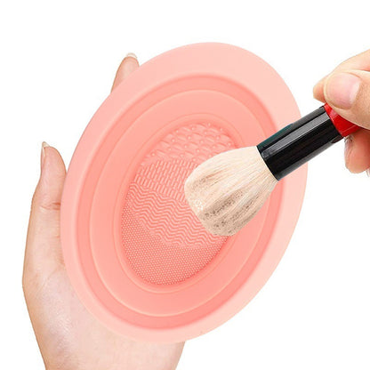 Makeup Brush Cleaning Cup - Folding Bowl