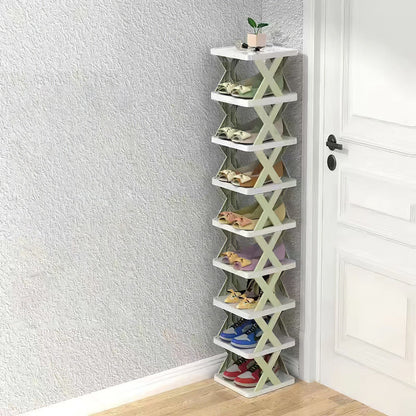 9 Tier Narrow Vertical Shoe Organizer