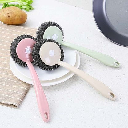 Stainless Steel Wire Ball Dishwashing Brush