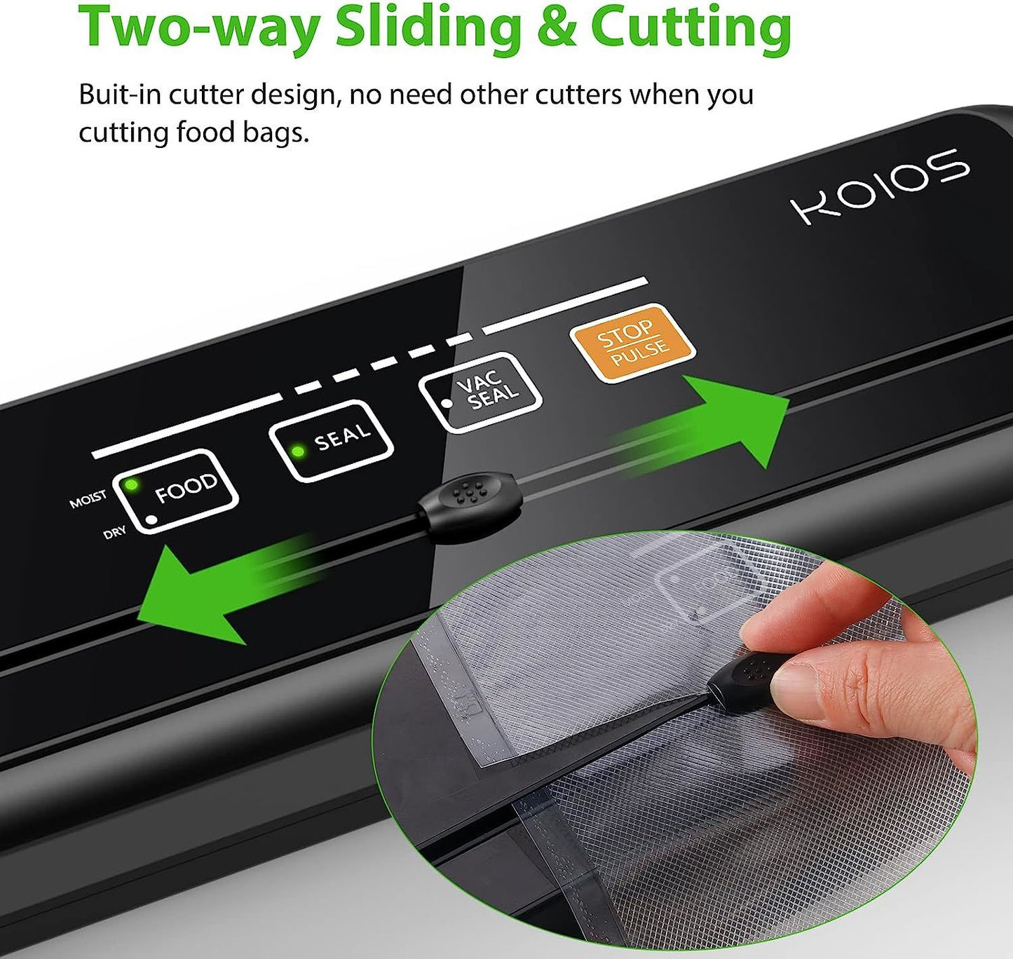 Vacuum Sealer - Built-in Cutter