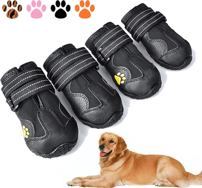 Dog Booties; Waterproof Dog Shoes