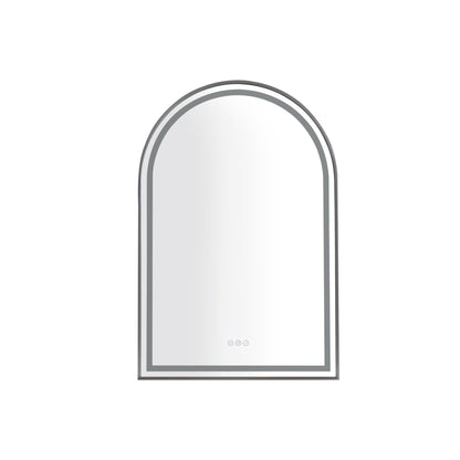 39in. W x 26in. H Oversized Rectangular Framed LED Mirror Anti-Fog Dimmable Wall Mount Bathroom Vanity Mirror Wall Mirror Kit For Gym And Dance Studio