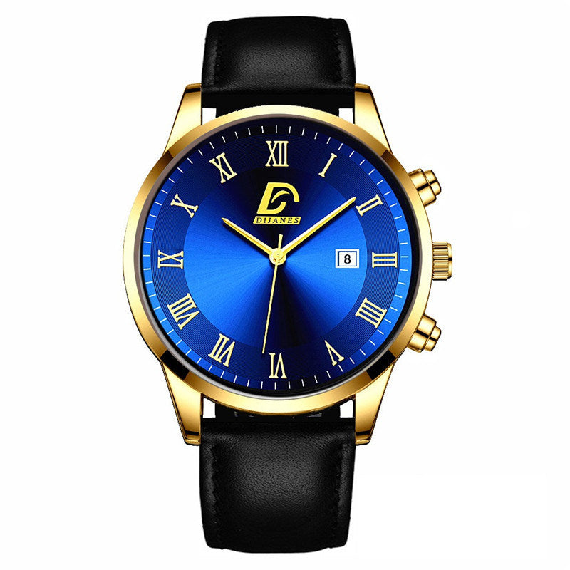 Men's Gold Stainless Steel Watch