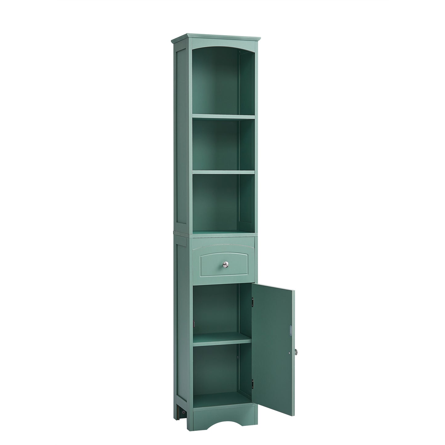 Tall Bathroom Cabinet - Adjustable Shelf