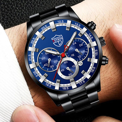 Sports Gold Stainless - Steel Quartz Wristwatch