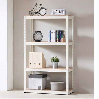 4 Tier Adjustable Garage Storage Shelving - Heavy Duty Metal Storage Utility Rack