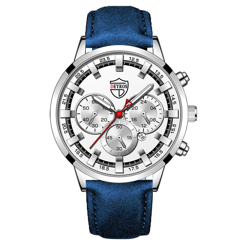 Sports Gold Stainless - Steel Quartz Wristwatch