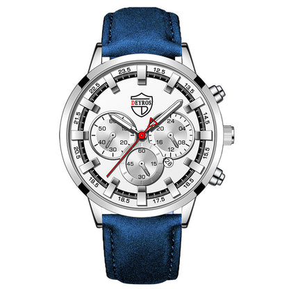 Sports Gold Stainless - Steel Quartz Wristwatch