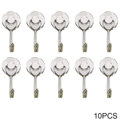 4/8/10pcs Heavy Duty Neodymium Magnet Hook