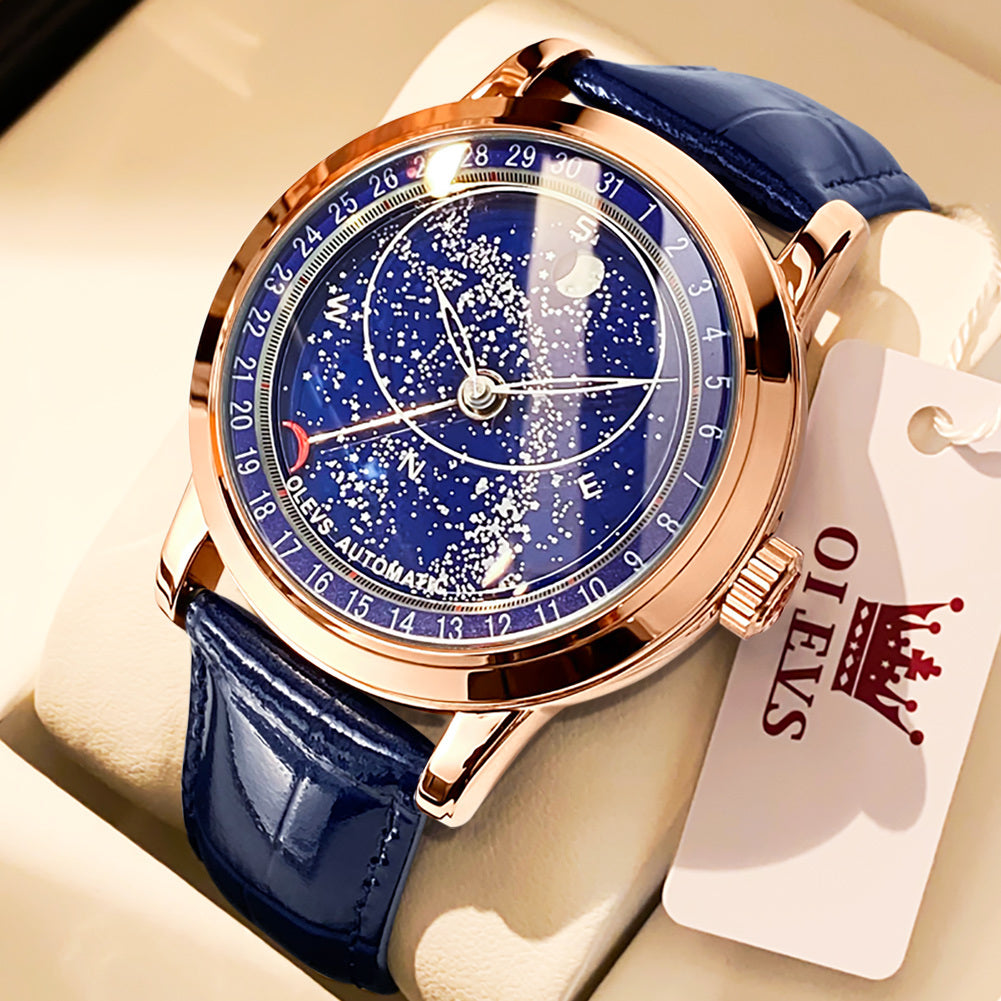 Machinery Of Starry Sky Luminous Men's Watch