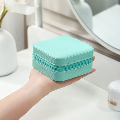 Portable Jewelry Storage Box - Leather Case