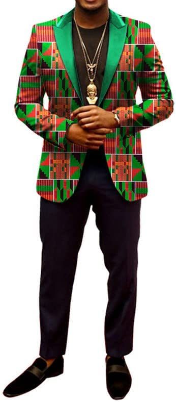 African Suit Jacket Print Blazer