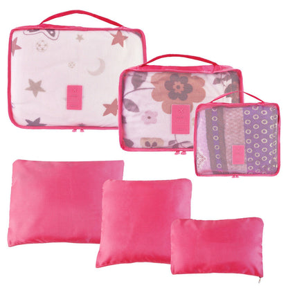 9Pc Clothes Storage Bags - Travel Luggage Organizer - Packing Cubes