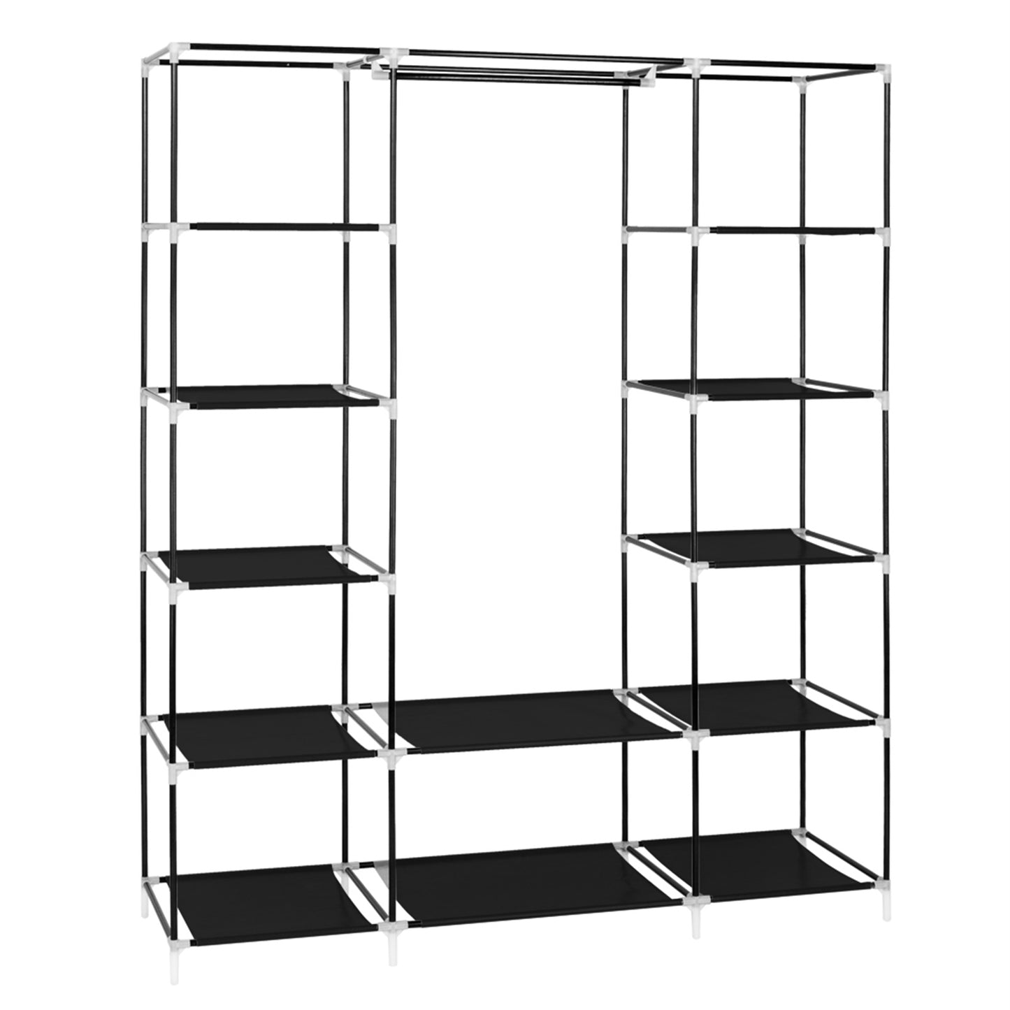 69" Portable Clothes Closet Wardrobe Storage Organizer