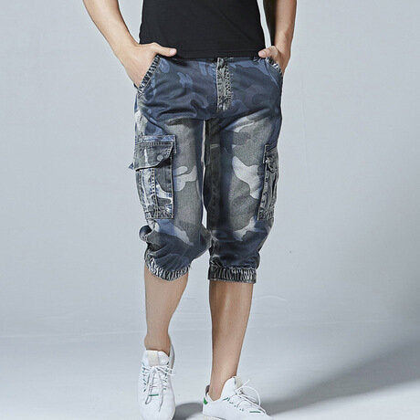 Men's Cargo Shorts with Pocket Cotton Relaxed