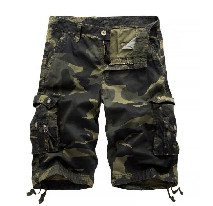 Men's Multi Pockets Jogger Cargo Shorts