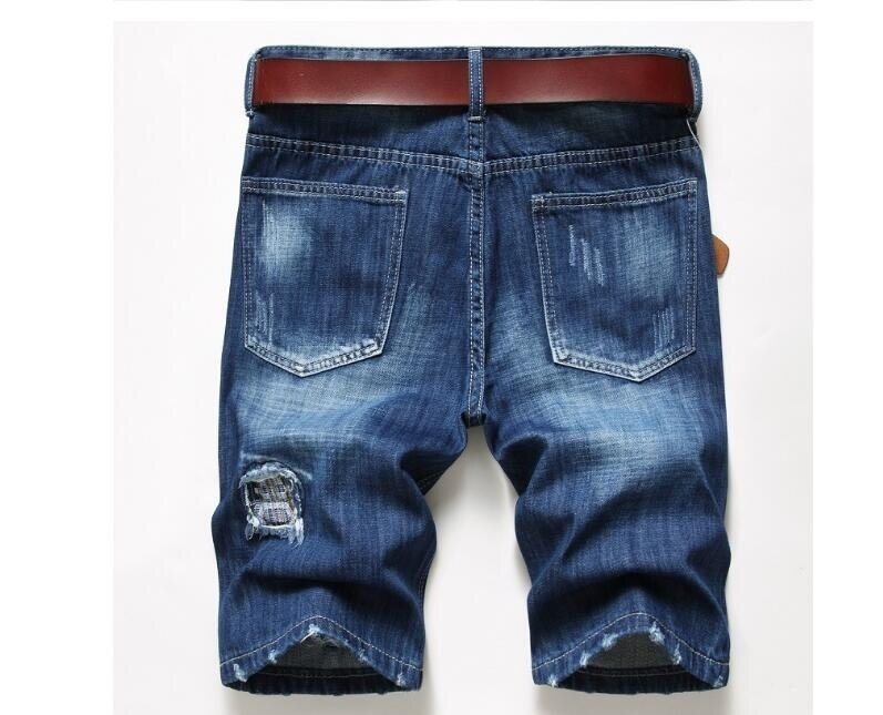 Men's Slim Fit Denim Shorts