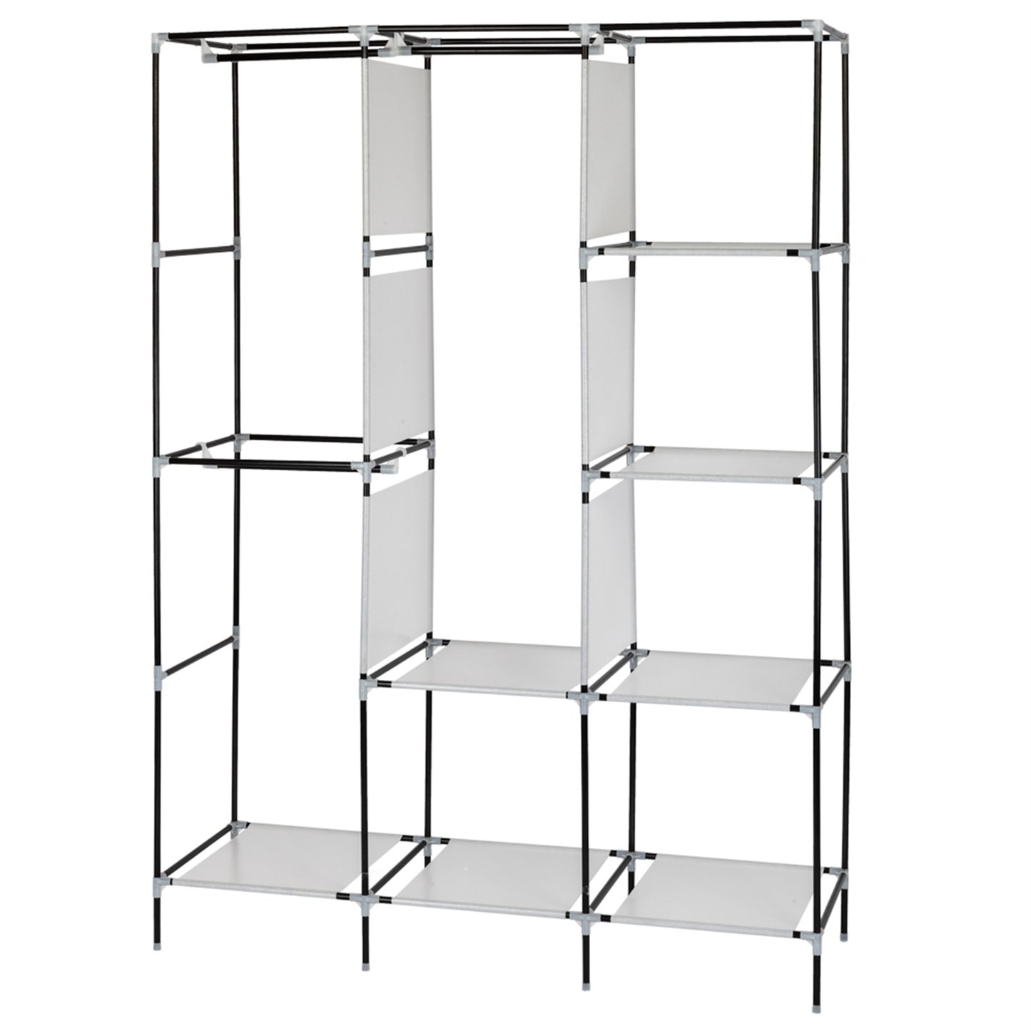 71" Portable Closet Wardrobe - Storage Organizer with Shelf