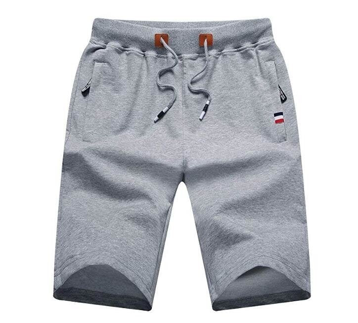 Men's Shorts Casual Elastic Waist Fleece Shorts
