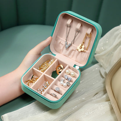 Portable Jewelry Storage Box - Leather Case