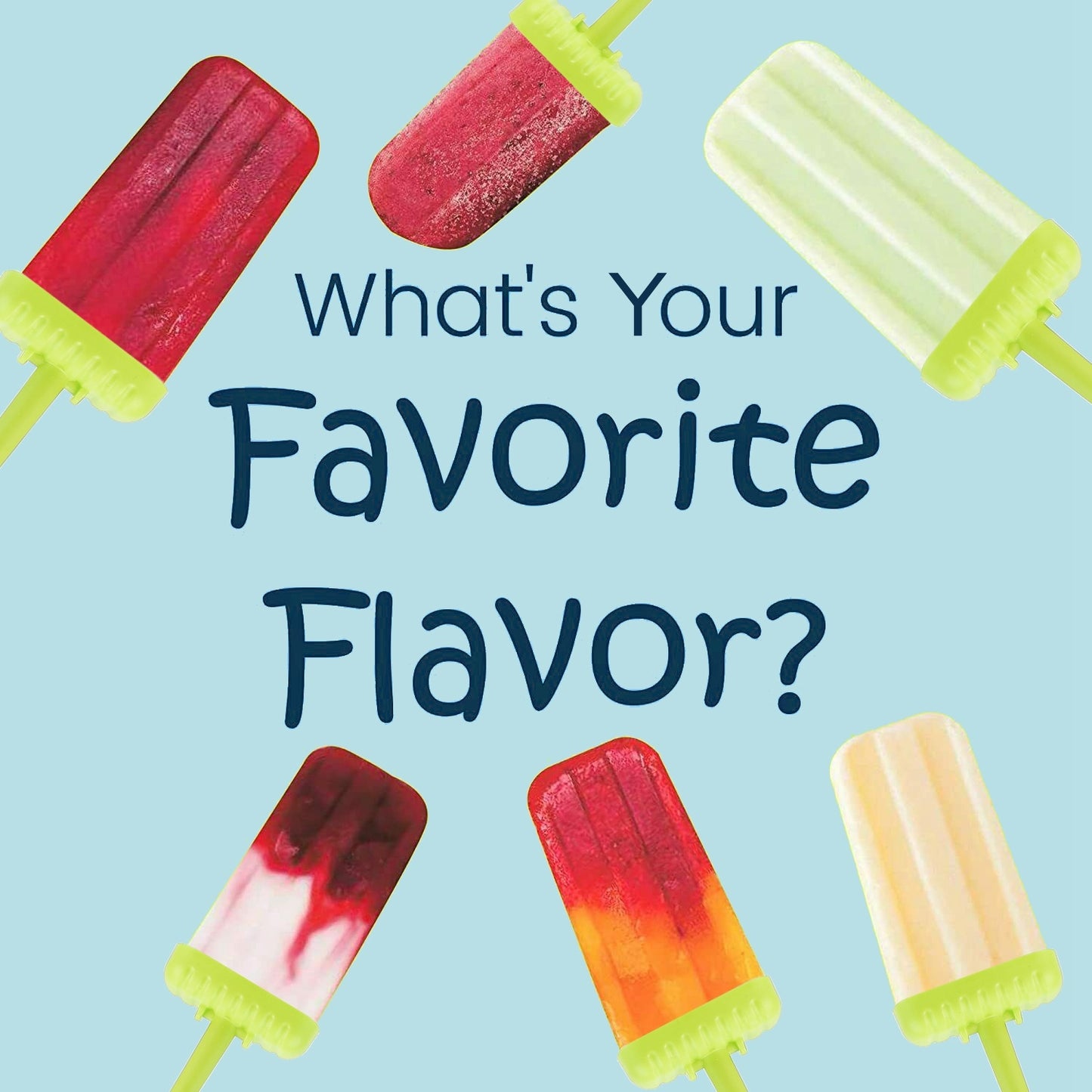 Popsicle Molds - Reusable Ice Cream DIY Ice Pop Maker