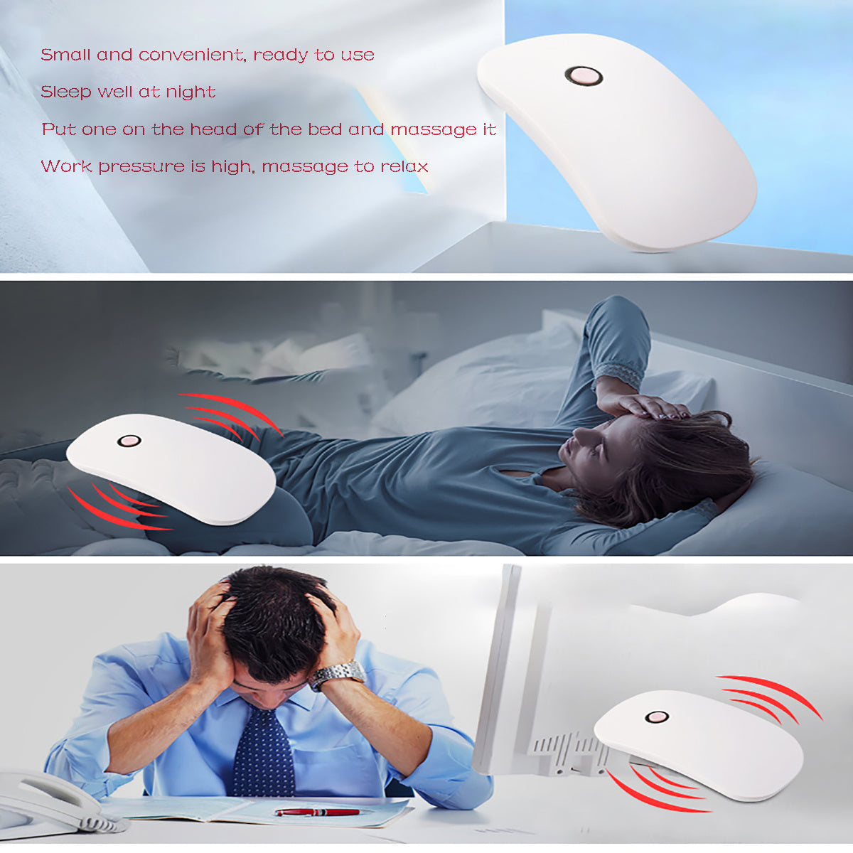 Portable Electric Scalp - Massage Comb