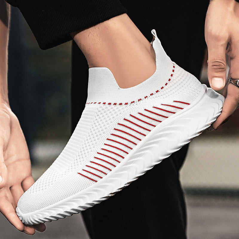 Lightweight Breathable White Fashion Casual Walking Shoes