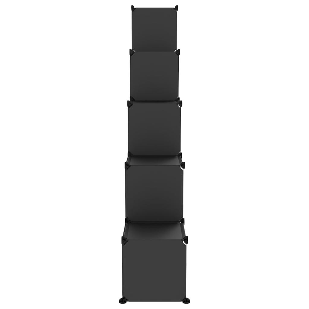 Storage Cube - Organizer with 15 Cubes - Black