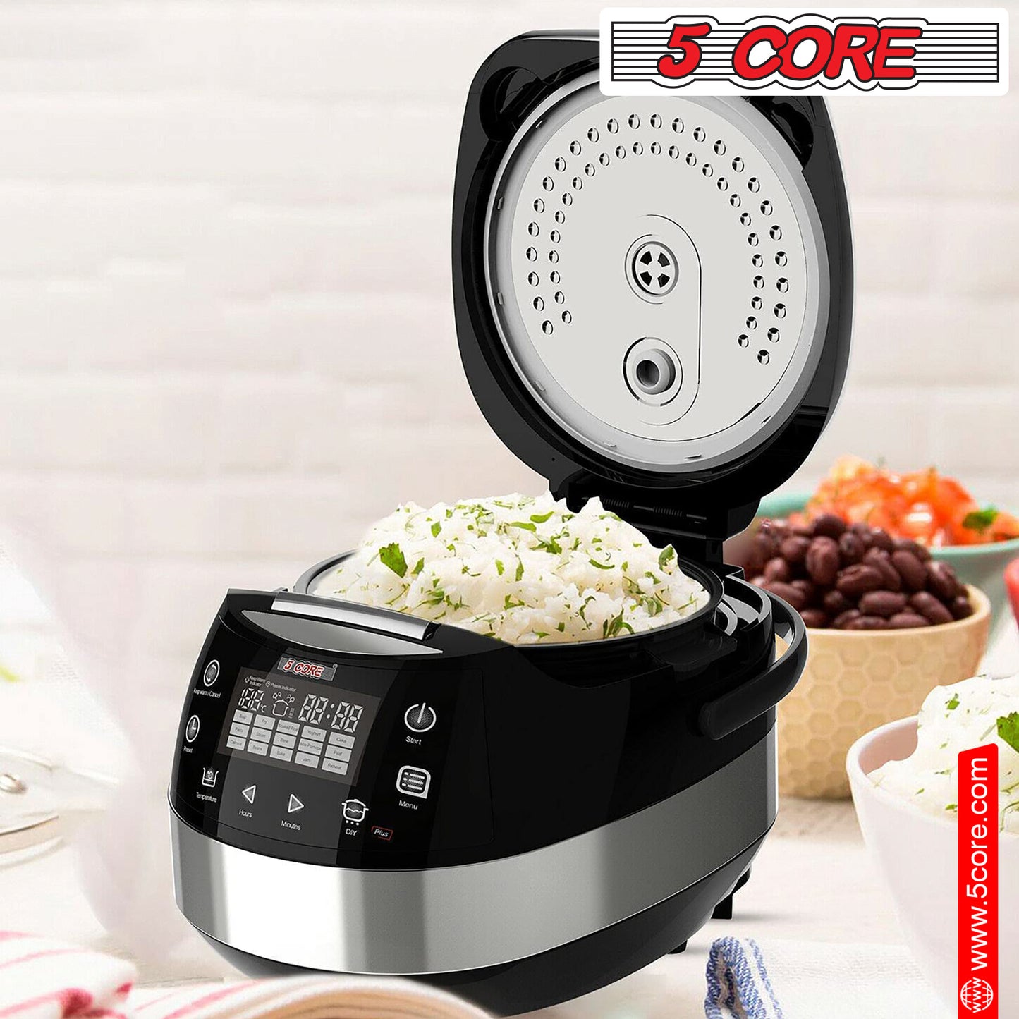 Electric Steamer, Digital Rice Pot Multi Cooker