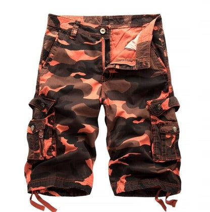 Men's Multi Pockets Jogger Cargo Shorts