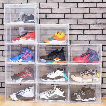 Stackable Shoe Storage - Organizer with Magnetic Door