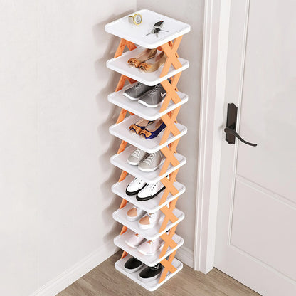 9 Tier Narrow Vertical Shoe Organizer