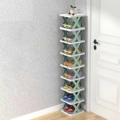 9 Tier Narrow Vertical Shoe Organizer
