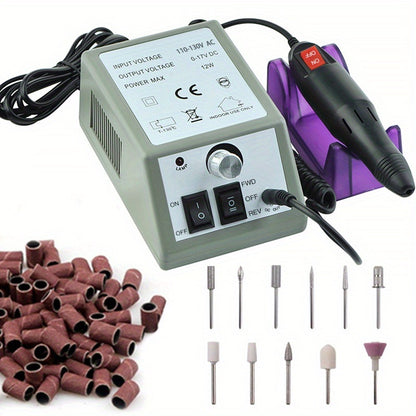 Portable Electric Nail Polisher: Manicure & Pedicure Set for Gel Polish
