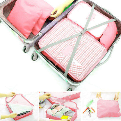 9Pc Clothes Storage Bags - Travel Luggage Organizer - Packing Cubes